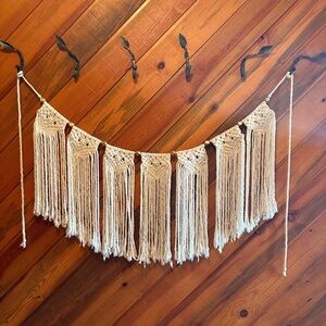 Cream and cold cotton Macramé Wall Hanging